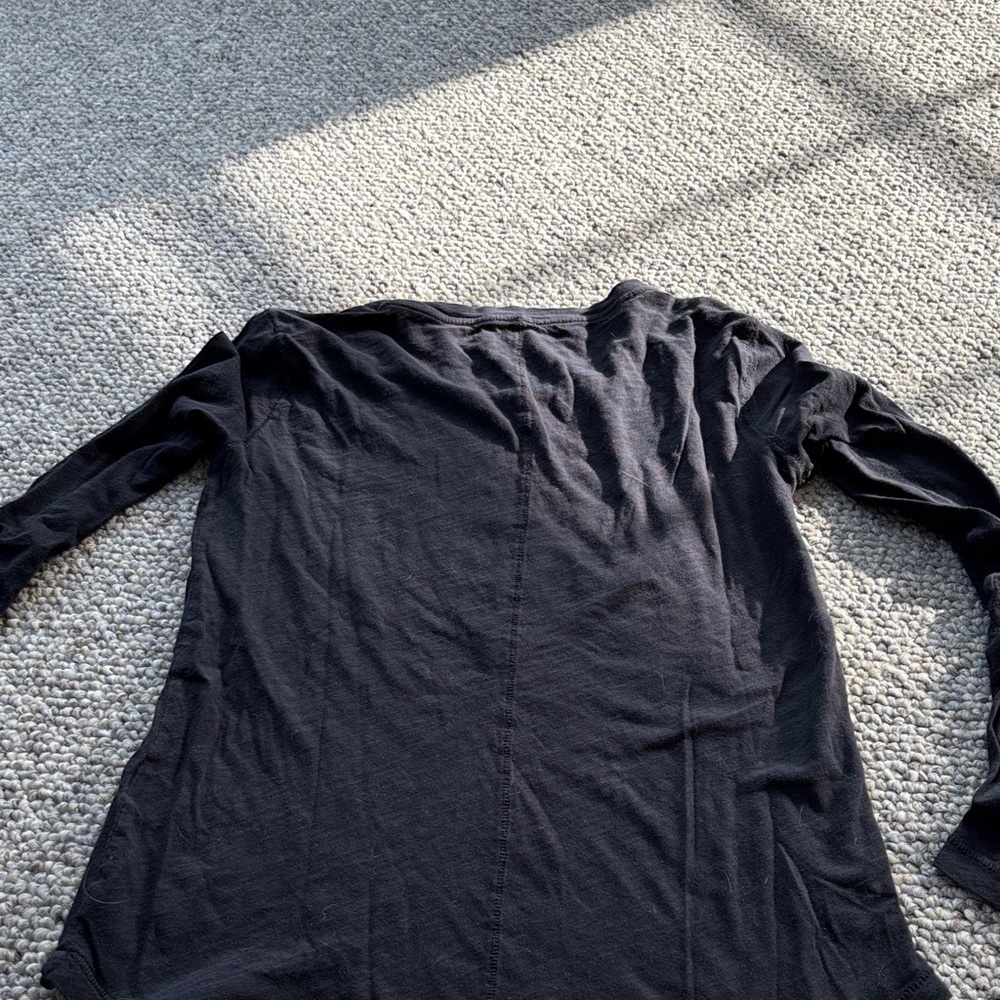 Madewell Black Long Sleeve Tee - Picture 4 of 4